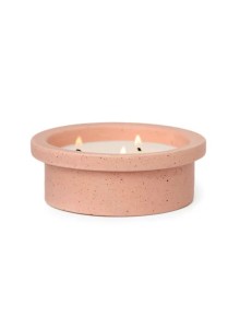 FO0501EU Folia Matte Speckled Ceramic Candle Paddywax 141g - Rose - Gardenia and Tonka